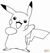 Pikachu Coloring Pokemon Pages Print Template Go Colorir Para Templates Do sketch template