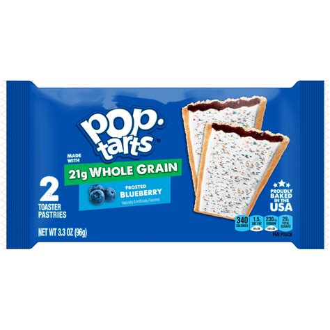 kellogg s® pop tarts® made with whole grain frosted blueberry