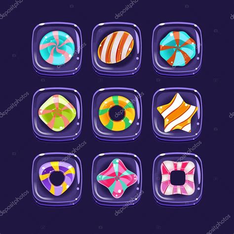 game resources set stock vector image  ctopvectors