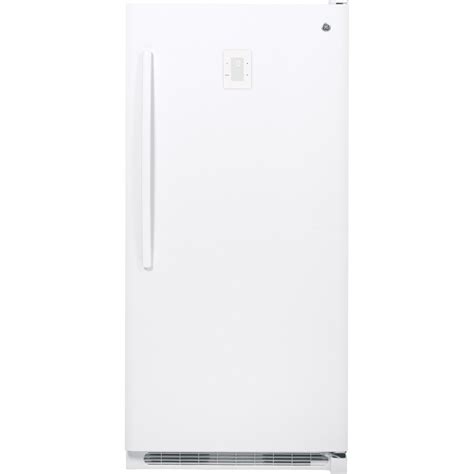 Shop Ge 20 2 Cu Ft Frost Free Upright Freezer White At