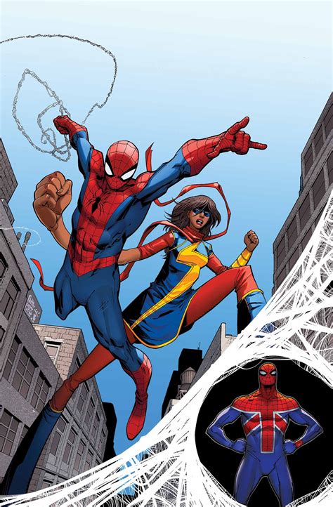 preview spider man meets kamala khan in amazing spider man 7 the beat