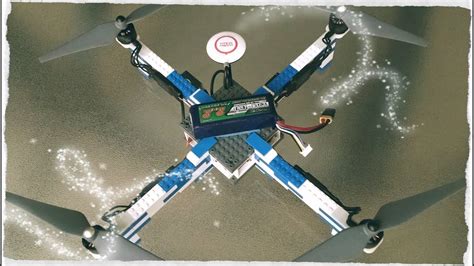 diy quadcopter drone  lego bricks fast agile carrying gopro audiomanialt