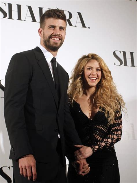Shakira Is Joined By Husband Gerard Pique At Her New Album