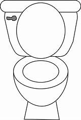Toilet Clip Clipart Svg Clker Large Vector sketch template