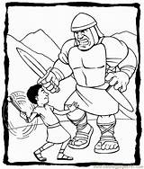 Goliath David Coloring Pages Printable Bible Kids Printables Preschool Sheets Sunday School Activities Story Church Craft Stories Crafts Et Vbs sketch template