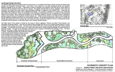 schematic concept plan hawaii forest institute
