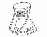 African Drum Coloring Pages Drums Coloringcrew Cultures Color Kids Worksheets Music Africa Culture Book Africans Visit Printable sketch template