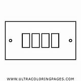 Enchufe Luce Interruttore Colorare Ultracoloringpages Conmutado sketch template