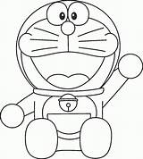 Doraemon Mewarnai Kupu Duduk Sayap Terbang sketch template