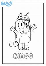 Bluey Bingo Kolorowanki Muffin Coloringpagesonly Kolorowanek sketch template