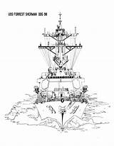 Burke Ddg Arleigh Destroyer Class Missile Guided Tattoo Sherman Forest Traditional Ships Choose Board sketch template