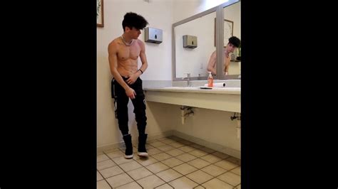 Jock Strokes Butt Naked In School Gym Bathroom Pov Xxx Videos Porno
