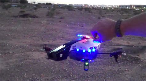 ar drone  police light kit  sdt info youtube