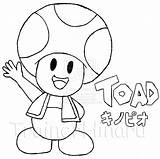 Toad Mario Coloring Pages Super Drawing Kart Color Getdrawings Printable Comments Getcolorings Library Clipart Coloringhome Cartoon sketch template