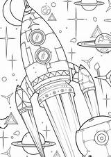 Coloring Kleurplaat Astronaut Kek Raket Endless Sterren Maan Papier Lillelykke Ruimte Supersized Lykke Lille Tulamama Malvorlagen Zoeken Rakete Downloaden sketch template