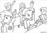 Classroom Coloring Pages Color sketch template