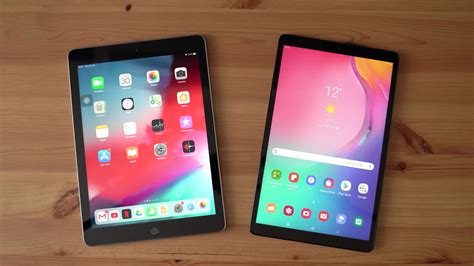 Das Apple Ipad Und Samsung Galaxy Tab A 10 1 2019 Im Vergleich