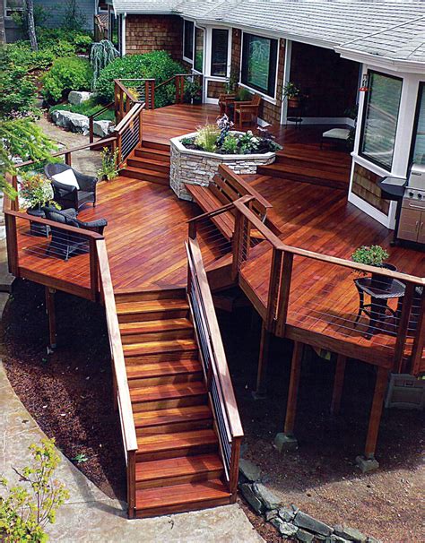 design ideas determining  multi level decks samoreals patio deck designs deck