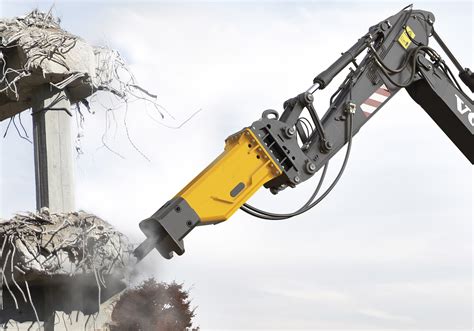 demolition excavator attachments  improve efficiency volvo ce