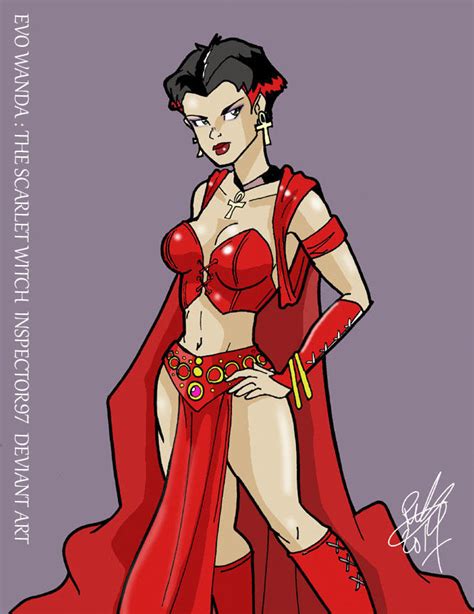 Evo Wanda The Scarlet Witch By Inspector97 On Deviantart