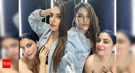 shraddha arya s new photos with anjum fakih get netizens attention for