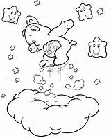 Care Coloring Bears Kids Gif Bear Ursinhos Carinhosos Pages Carebear Imagens Clouds sketch template