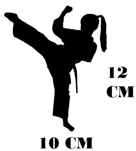 adesivo decalque karatê feminino mma luta com frete grátis no elo7 sticker king c57512