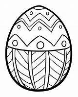 Easter Coloring Pages Egg Kids sketch template