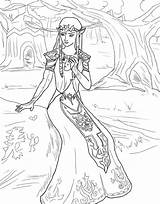 Zelda Usable Supercoloring sketch template