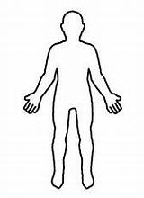 Outline Person Choose Board Body Template sketch template