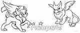 Coloring Neopets Pages Cool2bkids sketch template