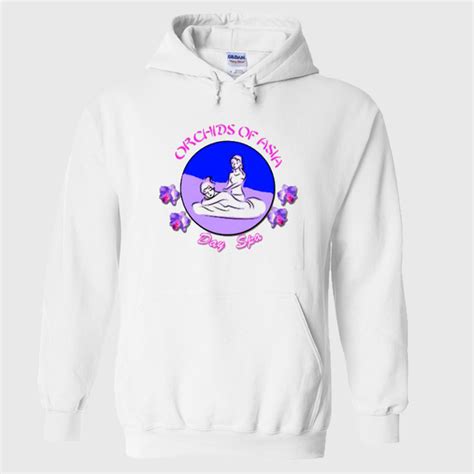 orchids  asia day spa hoodie