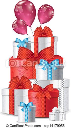 gifts background vector canstock