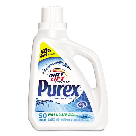 diaea purex   clear liquid laundry detergent zuma