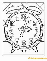 Time Pages Clock Worksheets Kids Printable Coloring Tock Tick Kindergarten Face Color Worksheet Telling Clocks Coloringpagesonly Work Tell Choose Board sketch template