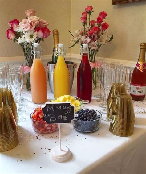 bridal shower mimosa bar ideas diy cuteness