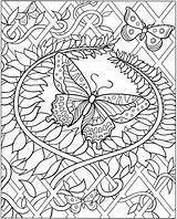 Coloring Para Colorear Pages Butterfly Printable Adult Hard Adults Color Butterflies Difficult Designs Kids Pattern Print Beautiful Flower Colouring Patterns sketch template