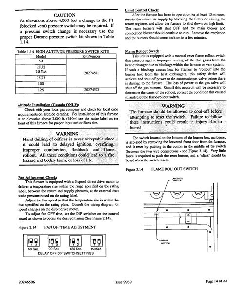 ducane furnace parts manual