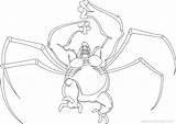 Ben Coloring Pages Ultimate Alien Spidermonkey Supremo Aranha Macaco Swampfire Spider Monkey Humungousaur Force Xcolorings Popular Coloringhome 1024px 728px 70k sketch template