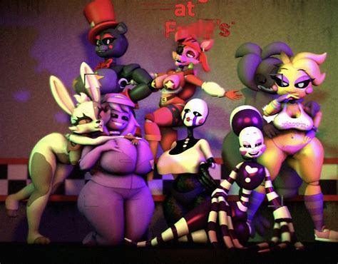 Rule 34 3d Artwork Anthro Breasts Female Five Nights At Freddy S