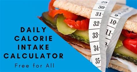 daily calorie intake calculator health shows wealth