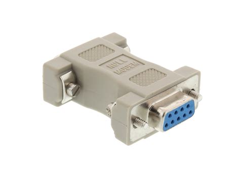 null modem adapter serial db female  female computer cable store