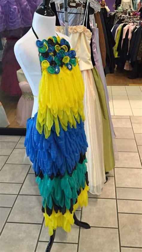 prom dress made out of condoms advocates safe sex awareness with style