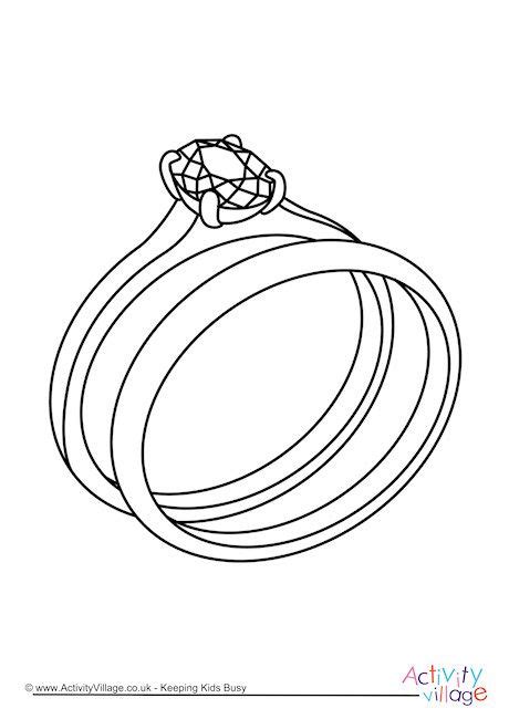 wedding rings colouring page colouring coloring books coloring pages