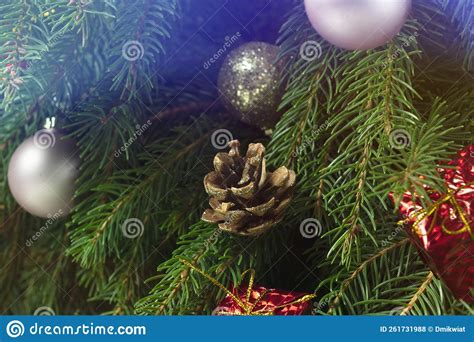 Christmas Tree With Christmas Balls Wallpaper Christmas Tree As