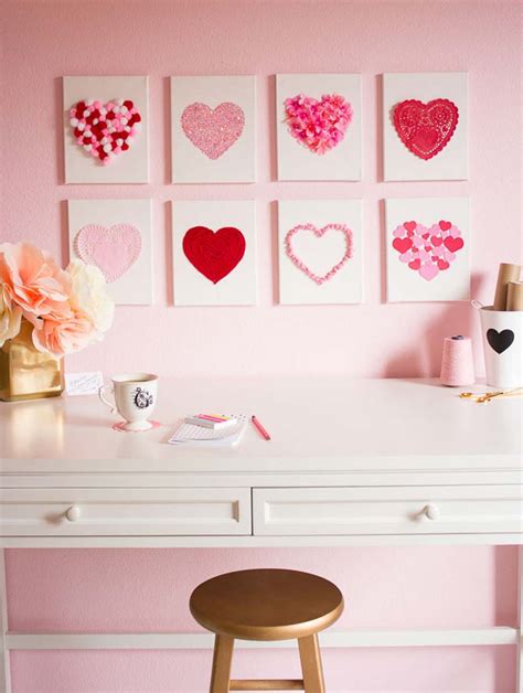 easy homemade valentine day decorations craft mart