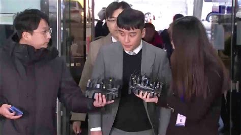 k pop star seungri appears at hearing on arrest warrant