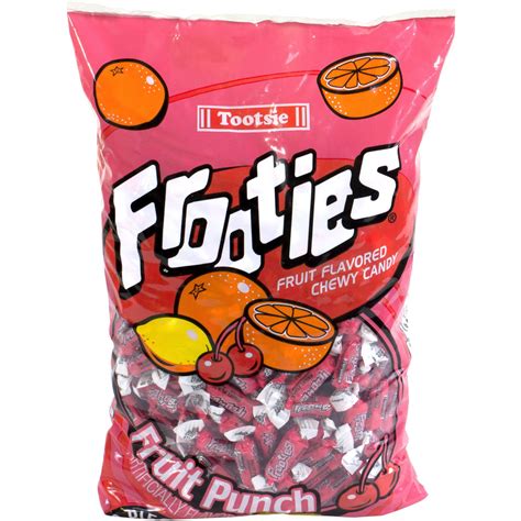tootsie frooties fruit punch fruit flavored chewy candy  count