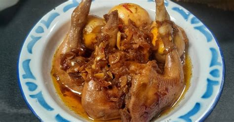 Resep Paha Ayam And Telur Ungkep Kecap Mentega Oleh Hadleny Kitchen Cookpad