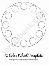 Template Wheel Color sketch template